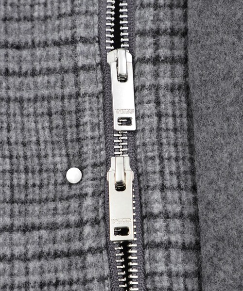 MACKINTOSH PHILOSOPHY(マッキントッシュ フィロソフィー)の「ダブルフェイスメルトン TAPTON(タップトン)(ステンカラーコート・メンズ・チャコールグレー・40/38)」の4枚目の写真