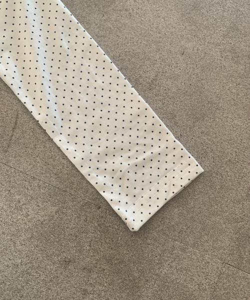 SHEPP(シープ)の「【26年春新作】ストラップチョーカー付ドット柄ワンショルトップス(Tシャツ/カットソー・レディース・ホワイト/ピンク・L/M)」の15枚目の写真