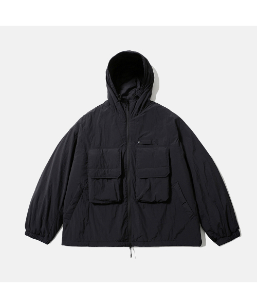 MOIF（モイフ）の「[AW25] WADING INSULATED PARKA / BLACK（ナイロンジャケット・メンズ・その他・1(S)/2(M)/3(L)）」の2枚目の写真