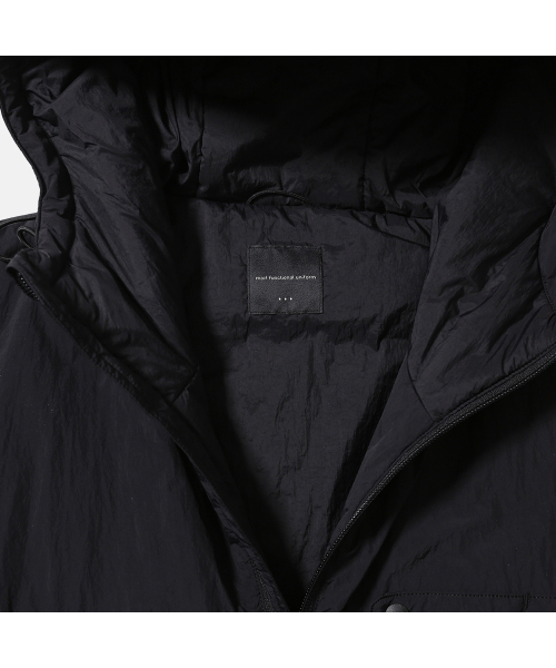 MOIF（モイフ）の「[AW25] WADING INSULATED PARKA / BLACK（ナイロンジャケット・メンズ・その他・1(S)/2(M)/3(L)）」の5枚目の写真