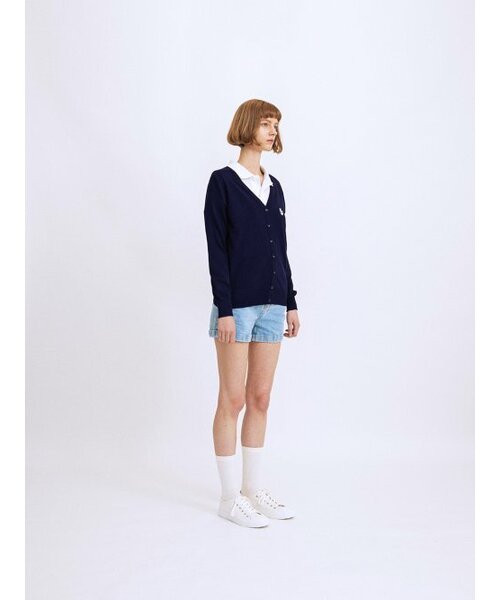 ROYAL CLUB HOLIDAY(ロイヤルクラブホリデー)の「マークカーディガンネイビー(カーディガン/ボレロ・レディース・ネイビー・MEDIUM/LARGE)」の5枚目の写真