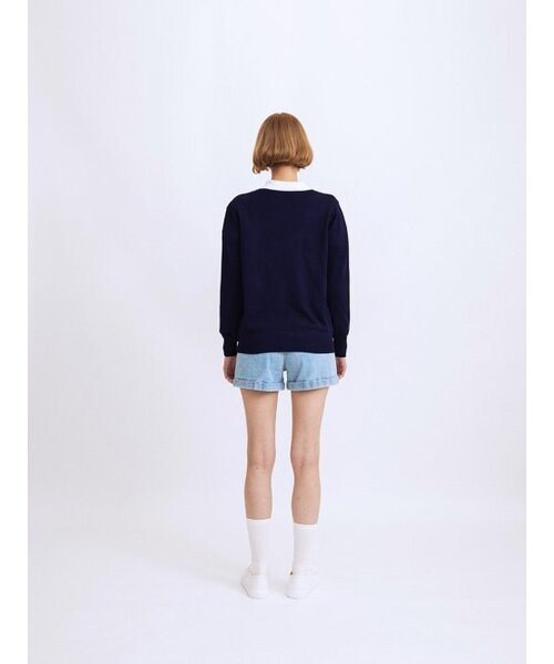 ROYAL CLUB HOLIDAY(ロイヤルクラブホリデー)の「マークカーディガンネイビー(カーディガン/ボレロ・レディース・ネイビー・MEDIUM/LARGE)」の6枚目の写真