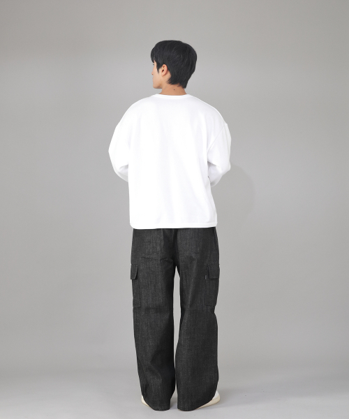 SAINTCREW(セントクルー)の「リベットフィックス EXワイドカーゴパンツ REC-360 デニムブラック(デニムパンツ・メンズ・その他・MEDIUM/LARGE/X-LARGE)」の11枚目の写真