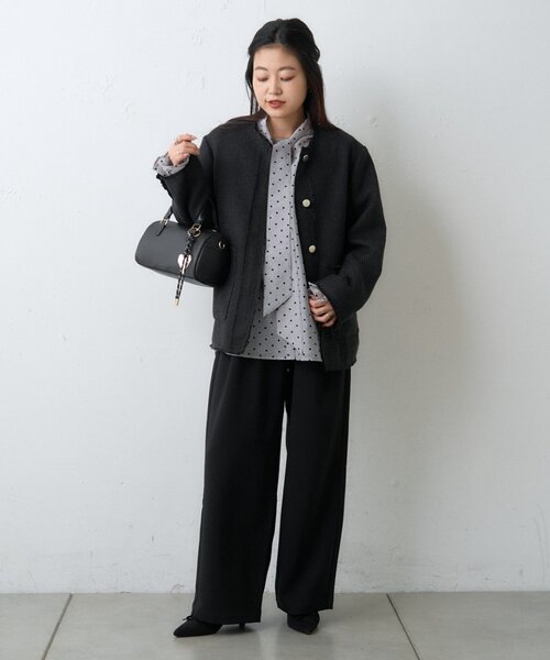 ≪オケージョン対応≫【willow】ツイードジャケット（テーラード