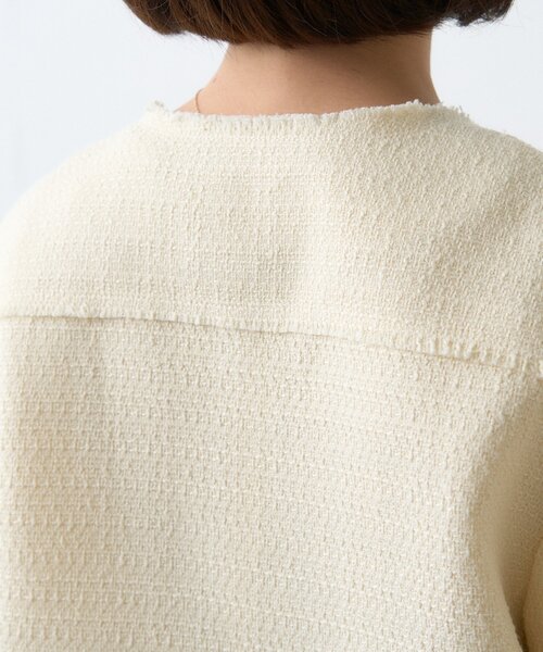 WILLOW（ウィロー）の「≪オケージョン対応≫【willow】ツイードジャケット（テーラードジャケット・レディース・ブラック/イエロー・ONE SIZE）」の14枚目の写真