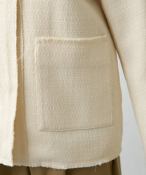 WILLOW（ウィロー）の「≪オケージョン対応≫【willow】ツイードジャケット（テーラードジャケット・レディース・ブラック/イエロー・ONE SIZE）」の12枚目の写真