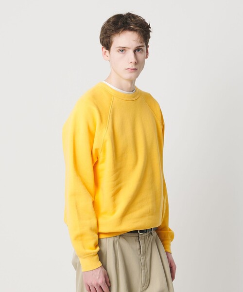 BEAUTY&YOUTH UNITED ARROWS（ビューティーアンドユースユナイテッドアローズ）の「12oz ヘビーウェイト クルーネック スウェット（スウェット・メンズ・ホワイト/ブラック/イエロー・XL/L/M/S）」の3枚目の写真