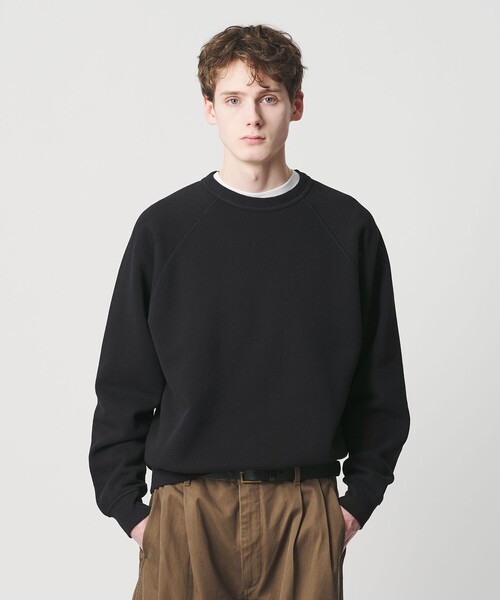 BEAUTY&YOUTH UNITED ARROWS（ビューティーアンドユースユナイテッドアローズ）の「12oz ヘビーウェイト クルーネック スウェット（スウェット・メンズ・ホワイト/ブラック/イエロー・XL/L/M/S）」の2枚目の写真