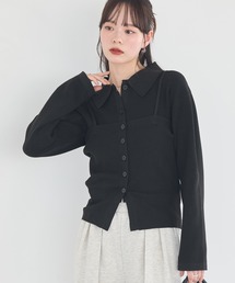 earth music&ecology | 【2026SS/先行予約】襟付きニットアンサンブル(ニット/セーター)