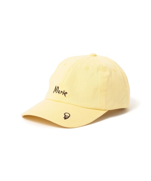 Ray BEAMS(レイビームス)の「hand draw ネーム 刺繍 キャップ(ハット・レディース・イエロー/ダークブラウン/サックスブルー・ONE SIZE)」の3枚目の写真