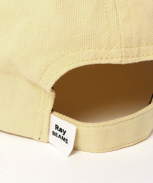 Ray BEAMS(レイビームス)の「hand draw ネーム 刺繍 キャップ(ハット・レディース・イエロー/ダークブラウン/サックスブルー・ONE SIZE)」の9枚目の写真