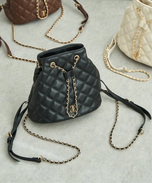 VENCEEXCHANGE（ヴァンスエクスチェンジ）の「シアンナリュック（バックパック/リュック・レディース・ブラウン/オフホワイト/ブラック・FREE）」の2枚目の写真