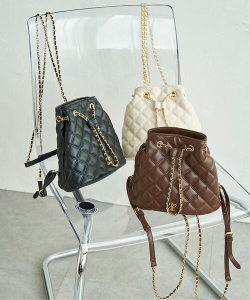 VENCEEXCHANGE（ヴァンスエクスチェンジ）の「シアンナリュック（バックパック/リュック・レディース・ブラウン/オフホワイト/ブラック・FREE）」の5枚目の写真