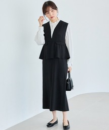 LAVEANGE | 【好機能シリーズ】イージーケア｜フレアジャンスカワンピース(ジャンパースカート)