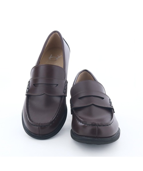 byあしながおじさん（バイアシナガオジサン）の「晴雨兼用｜コインローファー 8510141（ローファー・レディース・ブラウン/グレイッシュベージュ/ワイン/ブラック・23.5cm/23cm/22.5cm/22cm/25cm/24.5cm/24cm）」の10枚目の写真