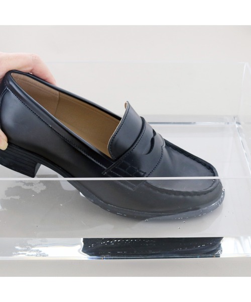 byあしながおじさん（バイアシナガオジサン）の「晴雨兼用｜コインローファー 8510141（ローファー・レディース・ブラウン/グレイッシュベージュ/ワイン/ブラック・23.5cm/23cm/22.5cm/22cm/25cm/24.5cm/24cm）」の17枚目の写真