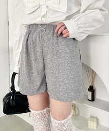 リブショートパンツ