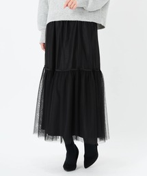 STRAWBERRY-FIELDS | エトワール_チュールティアードスカート(スカート)