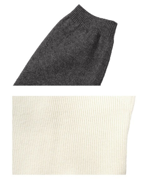 KOBE LETTUCE（コウベレタス）の「襟レースニットカーディガン（カーディガン/ボレロ・レディース・グレー/ホワイト/イエロー・M）」の11枚目の写真