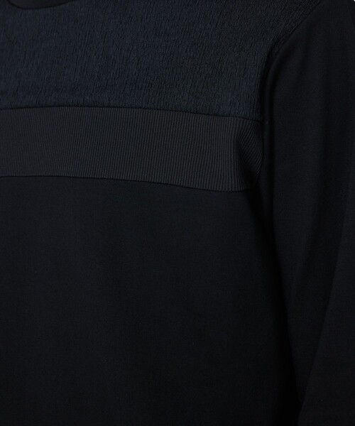 5351 POUR LES HOMMES（ゴーサンゴーイチプールオム）の「【3素材コンビ】コンビネーション 長袖 Tシャツ（Tシャツ/カットソー・メンズ・ホワイト/ブラック/グレイッシュベージュ・44/46/48/50）」の21枚目の写真