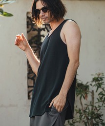 mta596- Span Fraise Long Tank Top タンクトップ(S62726cmb)