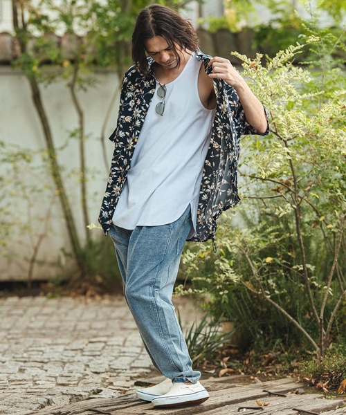 CAMBIO（カンビオ）の「mta596- Span Fraise Long Tank Top タンクトップ(S62726cmb)（タンクトップ・メンズ・ホワイト/チャコールグレー/ブラック・L/M/S）」の17枚目の写真