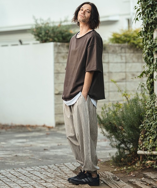 CAMBIO（カンビオ）の「mta596- Span Fraise Long Tank Top タンクトップ(S62726cmb)（タンクトップ・メンズ・ホワイト/チャコールグレー/ブラック・L/M/S）」の18枚目の写真