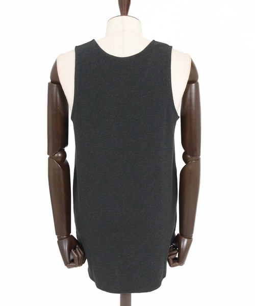 CAMBIO（カンビオ）の「mta596- Span Fraise Long Tank Top タンクトップ(S62726cmb)（タンクトップ・メンズ・ホワイト/チャコールグレー/ブラック・L/M/S）」の9枚目の写真