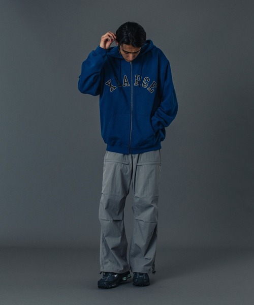 XLARGE(エクストララージ)の「CAMO PATCH ZIP UP HOODED SWEATSHIRT(パーカー・メンズ・ブラック/アッシュ/ブルー・S/M/L/XL)」の8枚目の写真