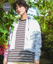 『別注』La Hutte×EKAL　 MULTI BORDERLONG-SLEEVET-SHIRTS