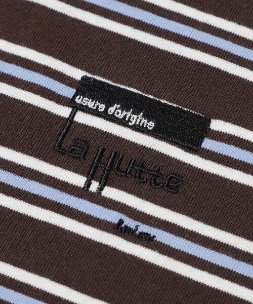 EKAL（エカル）の「『別注』La Hutte×EKAL　 MULTI BORDERLONG-SLEEVET-SHIRTS（Tシャツ/カットソー・レディース・ブラウン系その他/パープル系その他・FREE）」の17枚目の写真