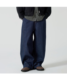 OWSA（オウサ）の「ステッチカーブワイドデニムパンツ 2カラー（デニムパンツ）」