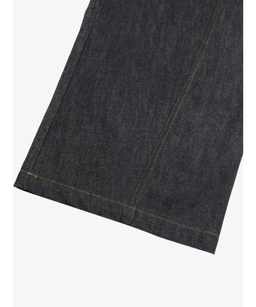 OWSA(オウサ)の「ステッチカーブワイドデニムパンツ 2カラー(デニムパンツ・メンズ・ブラック/ダークブルー・MEDIUM/X-LARGE/LARGE)」の12枚目の写真