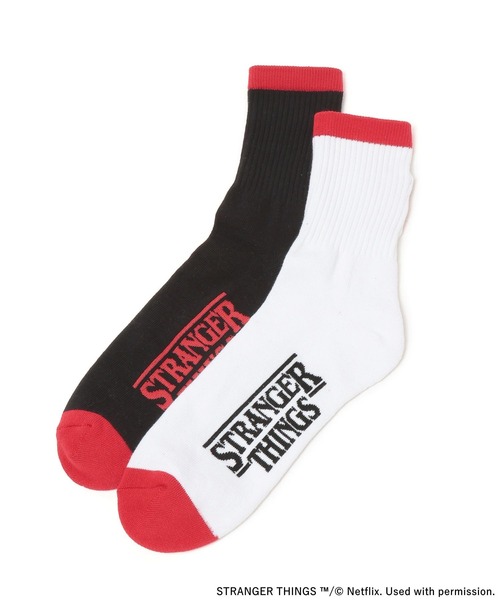 niko and...（ニコアンド）の「【STRANGER THINGS】コラボ刺繍2Pソックス（ソックス/靴下・メンズ・オレンジ/ホワイト・FREE）」の14枚目の写真