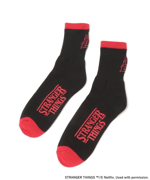 niko and...（ニコアンド）の「【STRANGER THINGS】コラボ刺繍2Pソックス（ソックス/靴下・メンズ・オレンジ/ホワイト・FREE）」の19枚目の写真