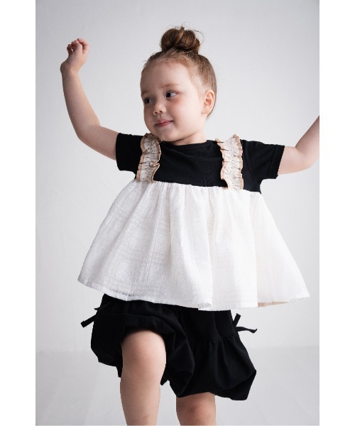 maarook（マルーク）の「ナイロンワッシャーバルーンスカート（スカート・キッズ・ブラック/ピンク・130cm/120cm/110cm/100cm/90cm）」の22枚目の写真