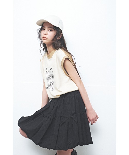 maarook（マルーク）の「ナイロンワッシャーバルーンスカート（スカート・キッズ・ブラック/ピンク・130cm/120cm/110cm/100cm/90cm）」の11枚目の写真