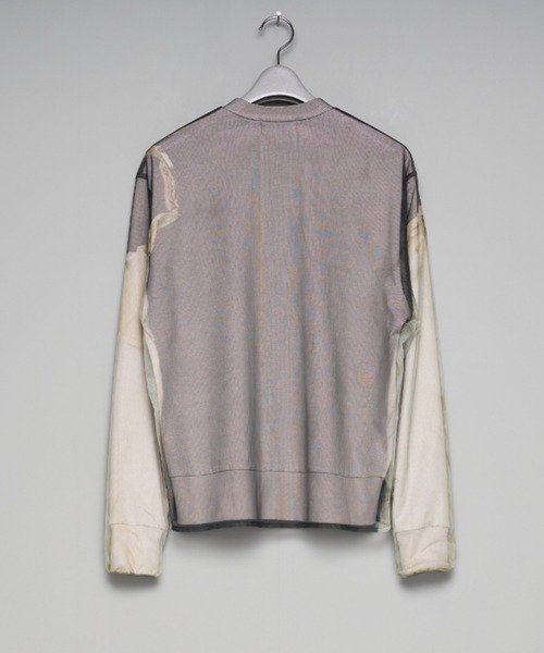 MASU(エムエーエスユー)の「【M A S U】BLURRED ANGEL CARDIGAN(カーディガン/ボレロ・メンズ・ホワイト/ブラック・46/48)」の3枚目の写真