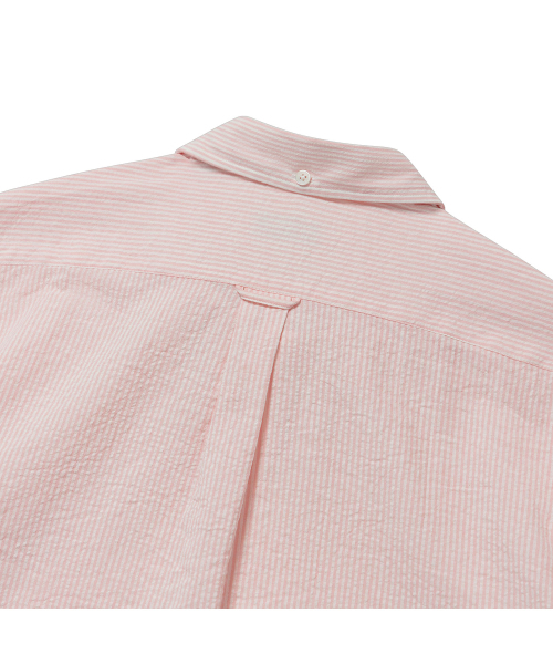 PRODESHIRT(プロデシャツ)の「E-460 カプリオックスフォードシャツ(ピンクストライプ)(シャツ/ブラウス・メンズ・その他・L/XL/M)」の4枚目の写真