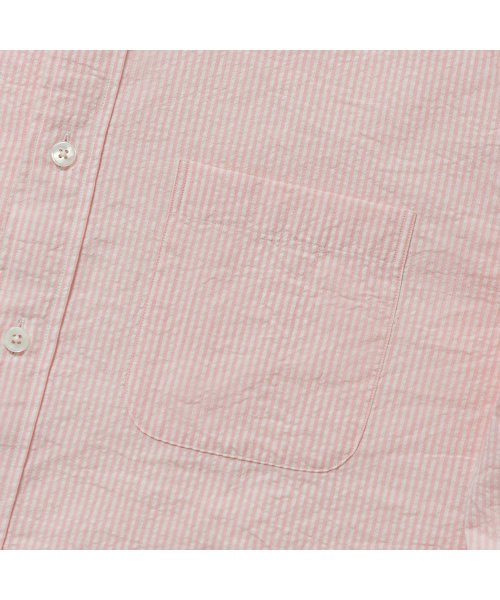 PRODESHIRT(プロデシャツ)の「E-460 カプリオックスフォードシャツ(ピンクストライプ)(シャツ/ブラウス・メンズ・その他・L/XL/M)」の5枚目の写真