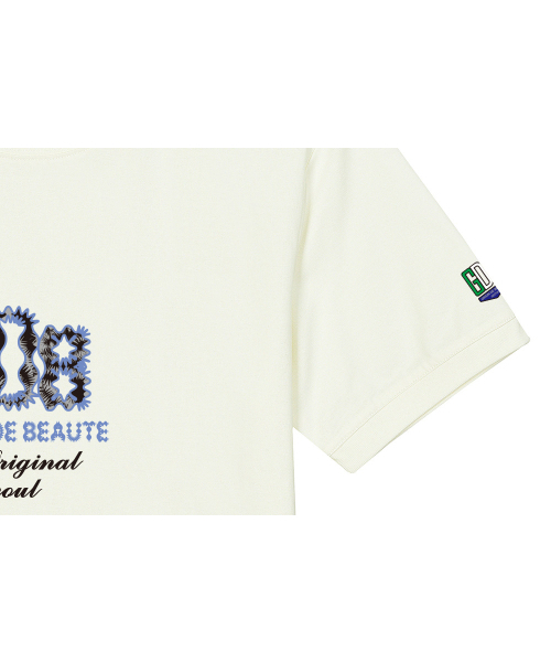 GRAIN DE BEAUTE（グランデボーテ）の「Original GDB T-SHIRT [BEIGE]（Tシャツ/カットソー・レディース・ベージュ・S/M/L/XL）」の5枚目の写真