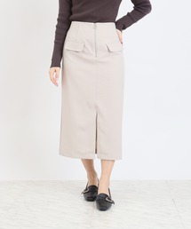 TRUDEA（トルディア）の「リングチャームセンタージップタイトスカート（スカート）」