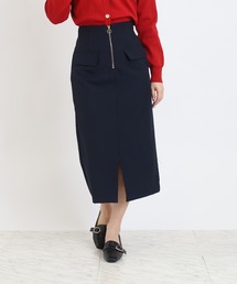 TRUDEA（トルディア）の「リングチャームセンタージップタイトスカート（スカート）」