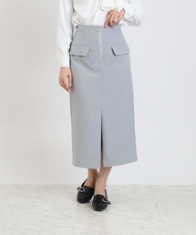 TRUDEA（トルディア）の「リングチャームセンタージップタイトスカート（スカート）」