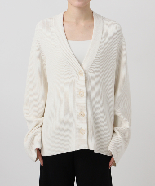 Deuxieme Classe（ドゥーズィエムクラス）の「LEWES アゼ カーディガン（カーディガン/ボレロ・レディース・ネイビー/ホワイト・FREE）」の19枚目の写真