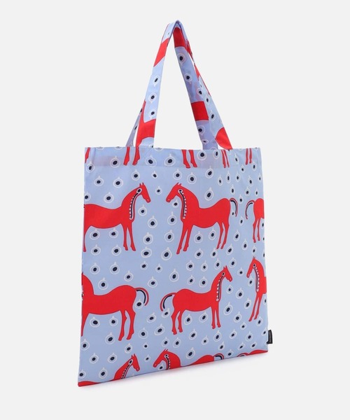 marimekko（マリメッコ）の「Musta Tamma / tote bag 44x43cm（トートバッグ・レディース・レッド・FREE）」の6枚目の写真