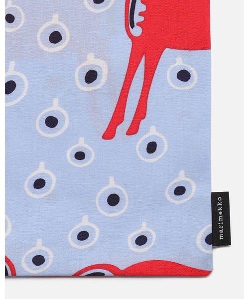 marimekko（マリメッコ）の「Musta Tamma / tote bag 44x43cm（トートバッグ・レディース・レッド・FREE）」の10枚目の写真