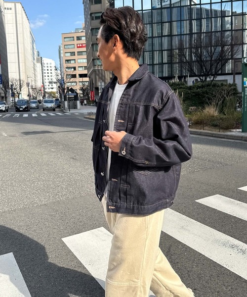 CANAL JEAN（キャナルジーン）の「choice_cnl　ZIPデニムジャケット（デニムジャケット・レディース・ダークインディゴブルー・1/2）」の5枚目の写真