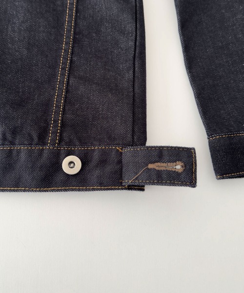 CANAL JEAN（キャナルジーン）の「choice_cnl　ZIPデニムジャケット（デニムジャケット・レディース・ダークインディゴブルー・1/2）」の13枚目の写真