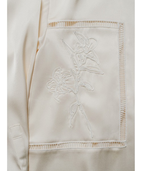 MIESROHE（ミースロエ）の「コードエンブロイダリーシャツ（シャツ/ブラウス・レディース・イエロー・F）」の2枚目の写真